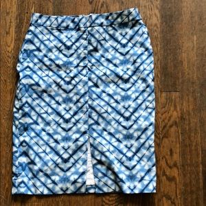 Banana Rep. Watermark pencil skirt